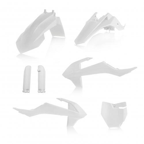 KIT PLÁSTICOS COMPLETO ACERBIS KTM SX 65 2016 - 2018 BRANCO